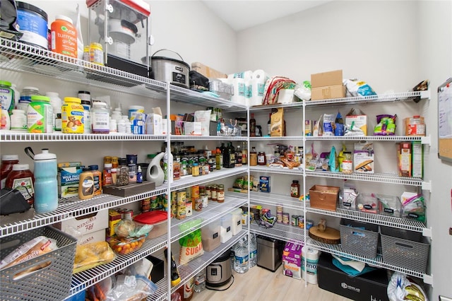 view of pantry