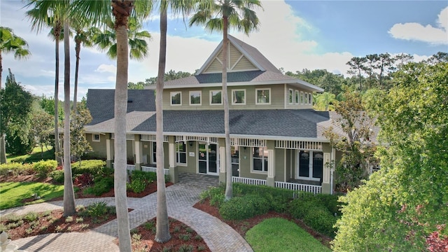 view of front facade with a porch