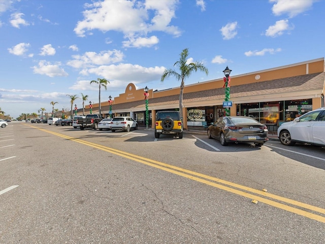 view of vehicle parking