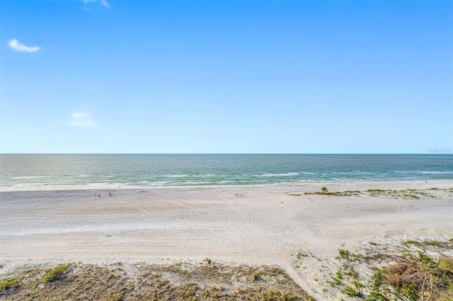 water view featuring a view of the beach