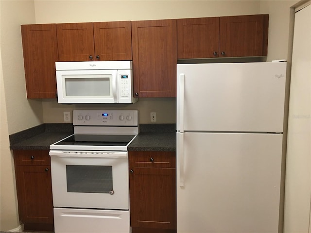 kitchen with white appliances