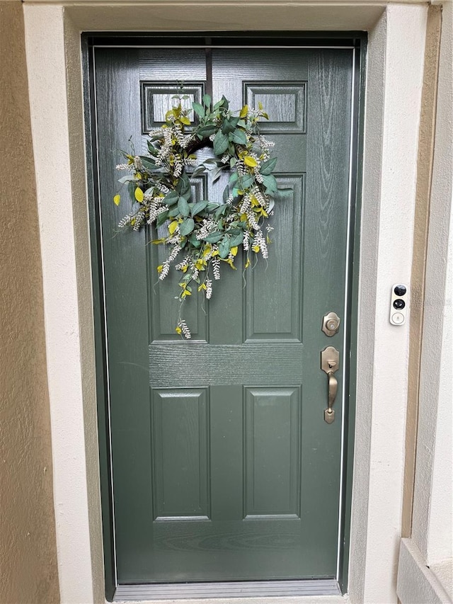 view of property entrance