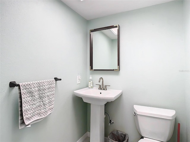 bathroom with toilet