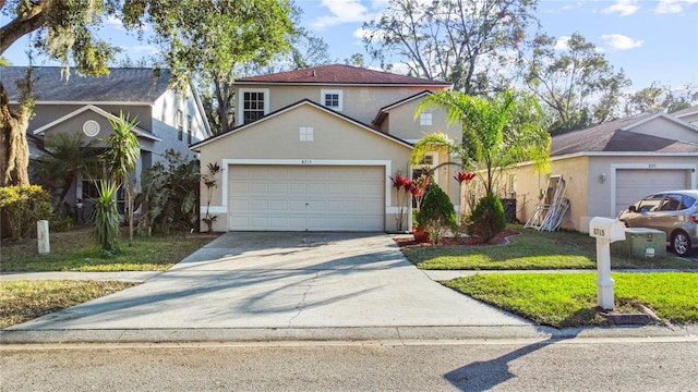 view of property with a front yard