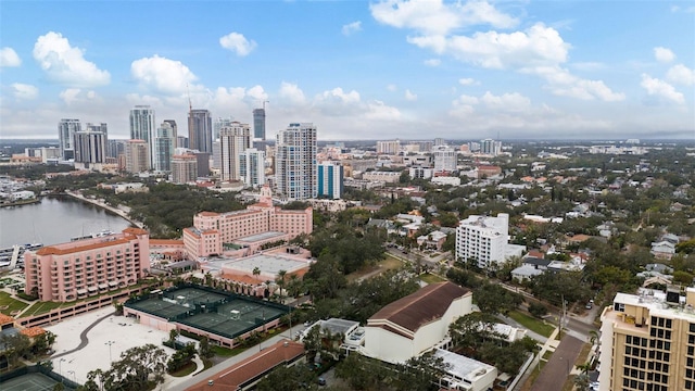 city view featuring a water view