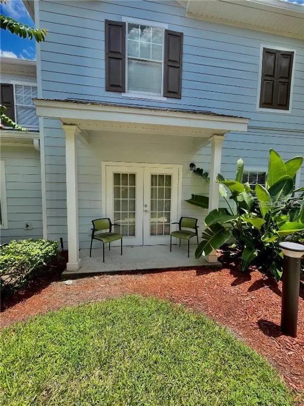 rear view of house with french doors