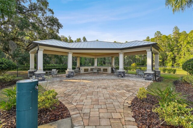 19315 Hawk Valley Dr, Tampa, FL 33647 - view of community with a gazebo and a patio