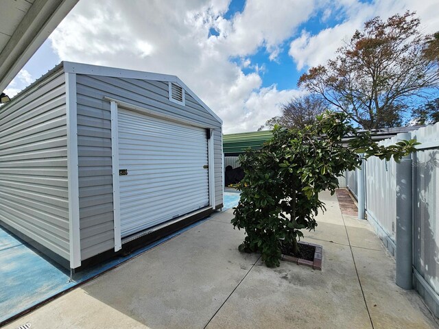 view of outbuilding