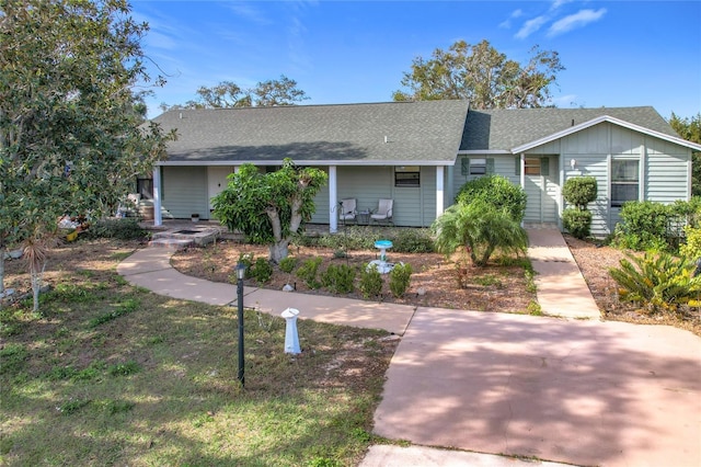 view of ranch-style house