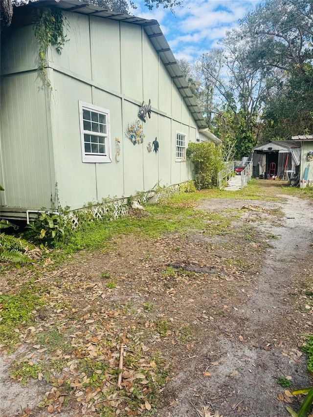 view of side of property