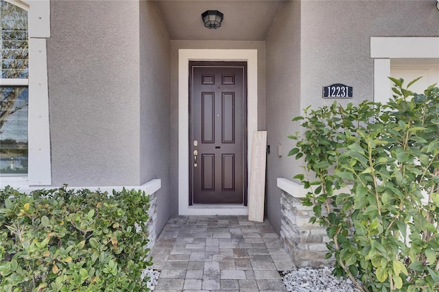 view of entrance to property