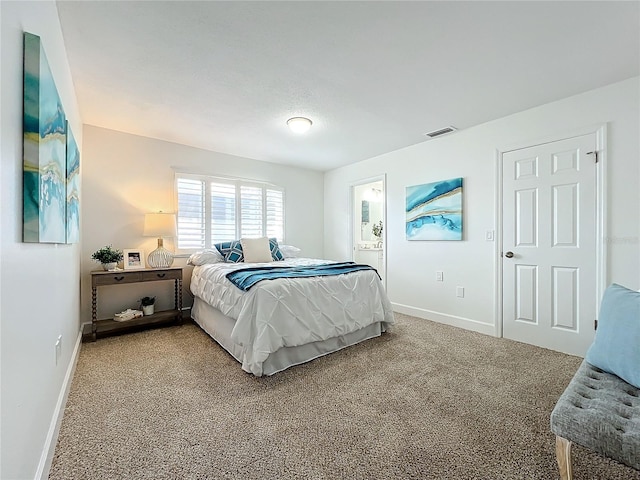 bedroom featuring carpet flooring