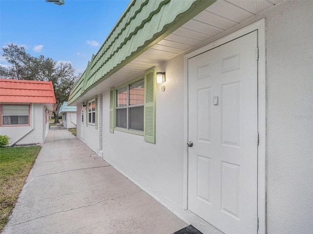 view of entrance to property