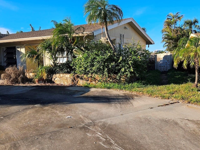 view of property exterior