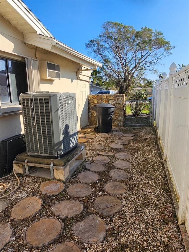 view of patio with cooling unit