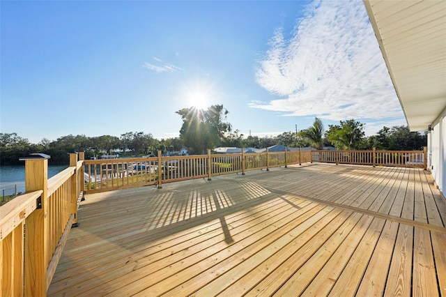 view of deck