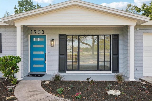 view of entrance to property