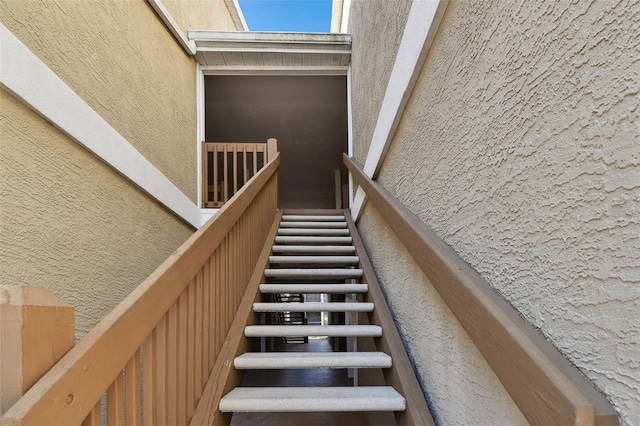 view of stairs