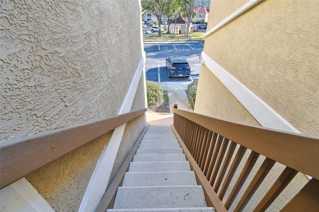 view of stairs