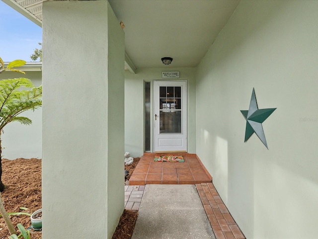 view of entrance to property