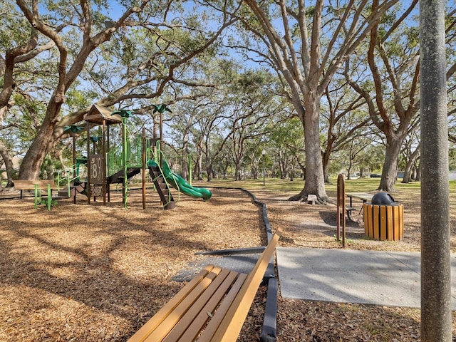 view of play area