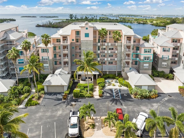 view of property with a water view