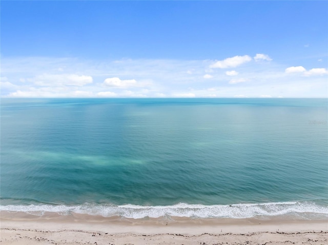 water view featuring a view of the beach