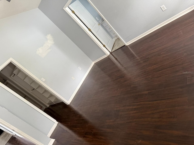 details featuring hardwood / wood-style flooring