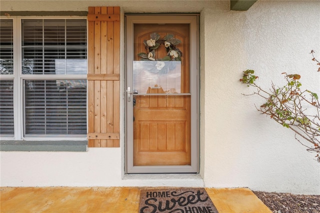 view of entrance to property