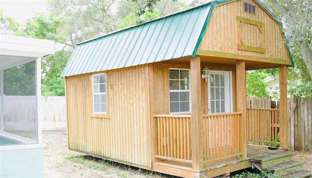 view of outbuilding