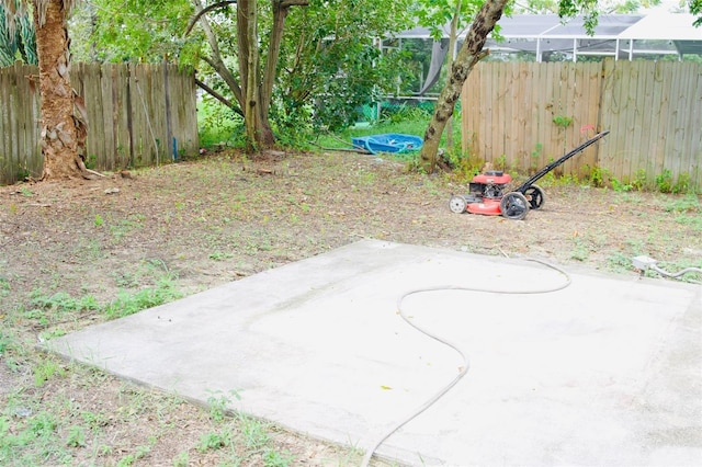 exterior space with a patio area