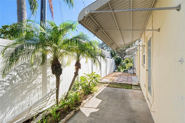 view of patio