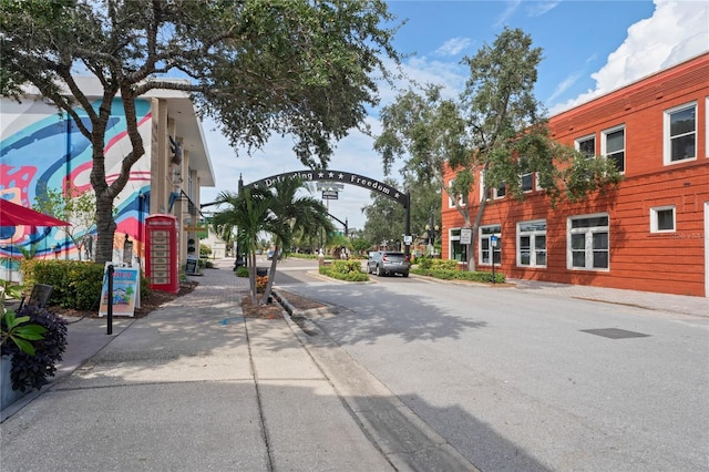 view of street