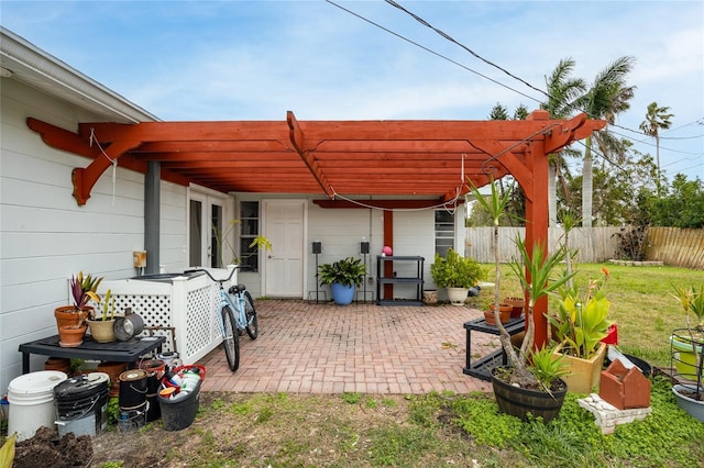 view of patio