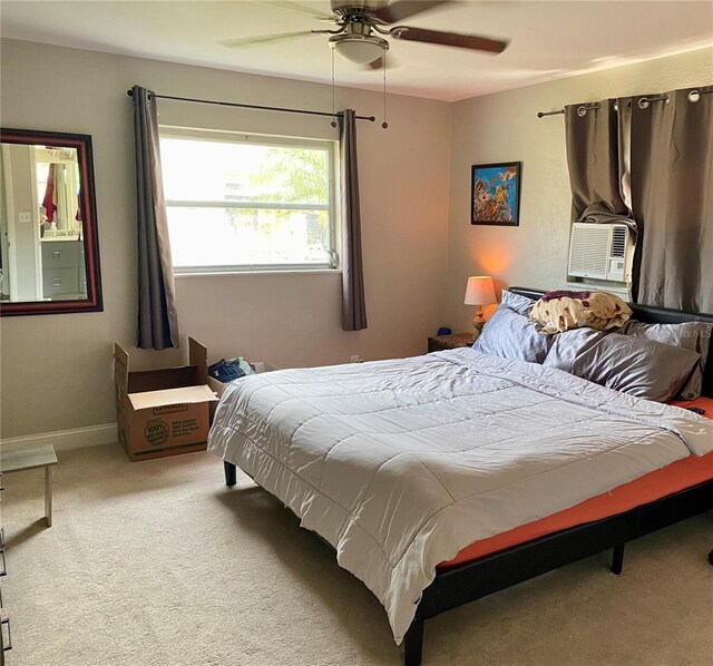 6951 S Shore Dr S, South Pasadena, FL 33707 - carpeted bedroom with ceiling fan