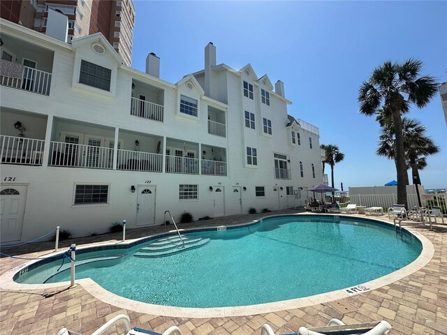 view of pool