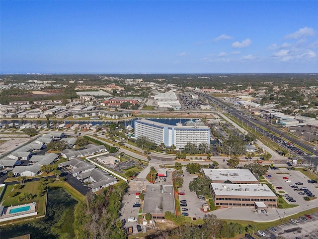 bird's eye view featuring a view of city