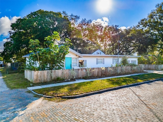 view of front of home