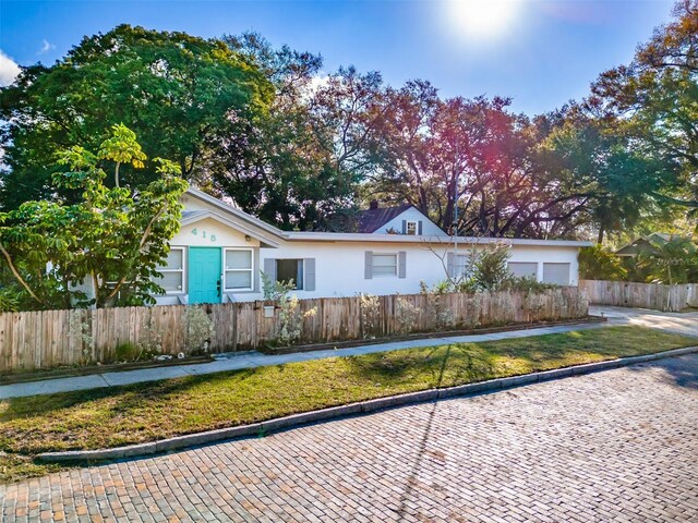 view of ranch-style home