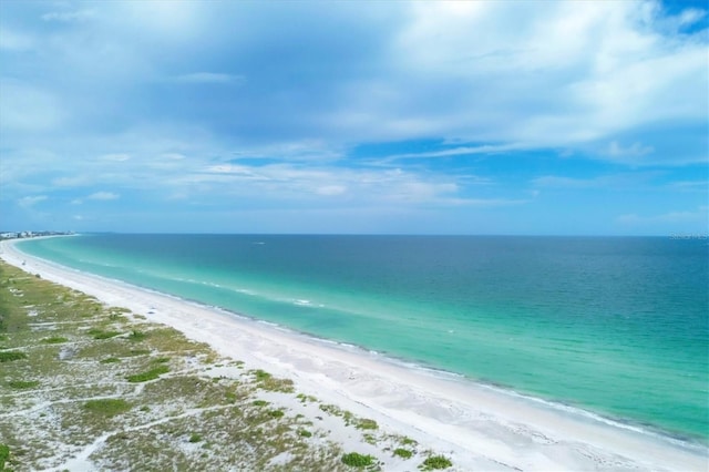 water view with a beach view