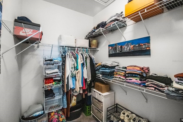 view of spacious closet