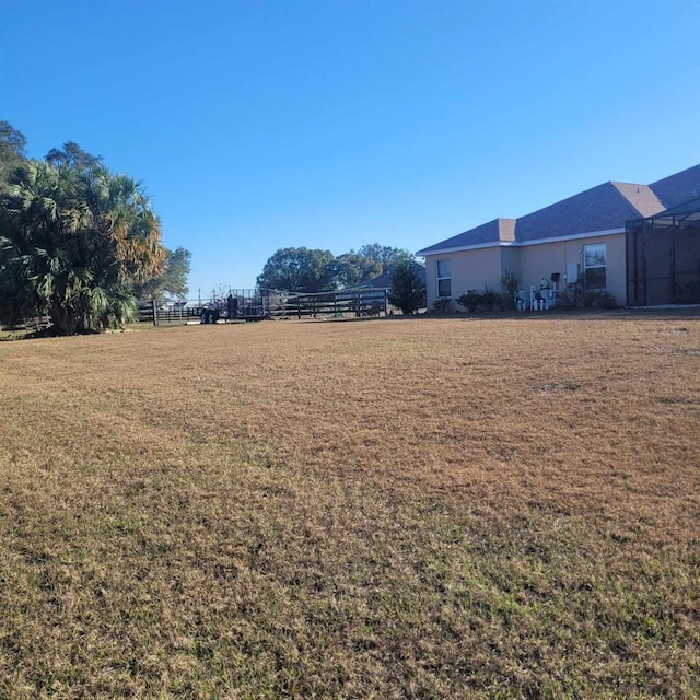 view of yard