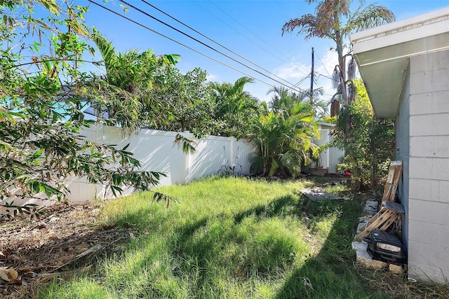 view of yard