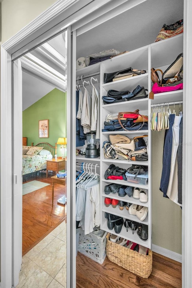 view of closet