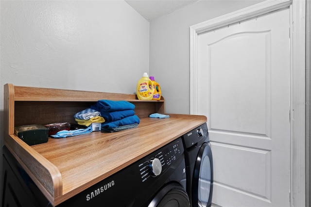 washroom featuring separate washer and dryer