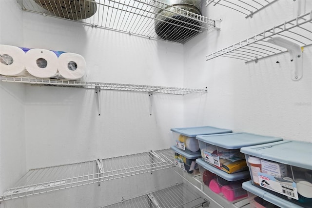 spacious closet featuring tile patterned floors