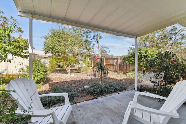 view of patio