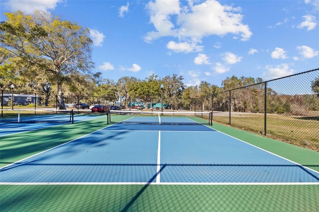 view of sport court featuring basketball court