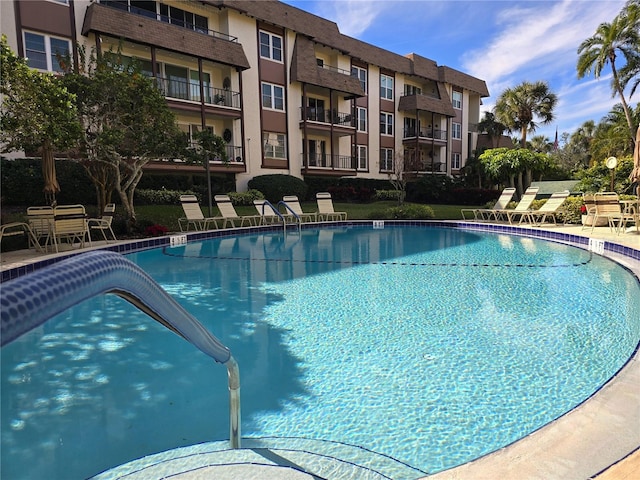 view of pool