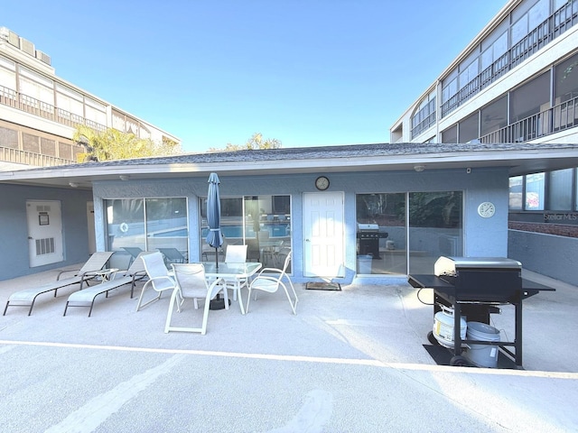 view of patio / terrace with area for grilling